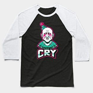 Horror graphic ‘don’t cry’ Baseball T-Shirt